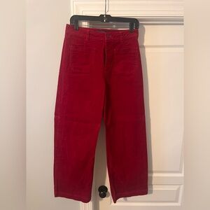 United By Blue Women's Corduroy Pants in Garnet Red